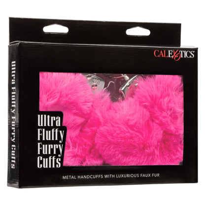 Ultra Fluffy Furry Cuffs - Pink | 716770102676 | Available at EroticWarehouse.com