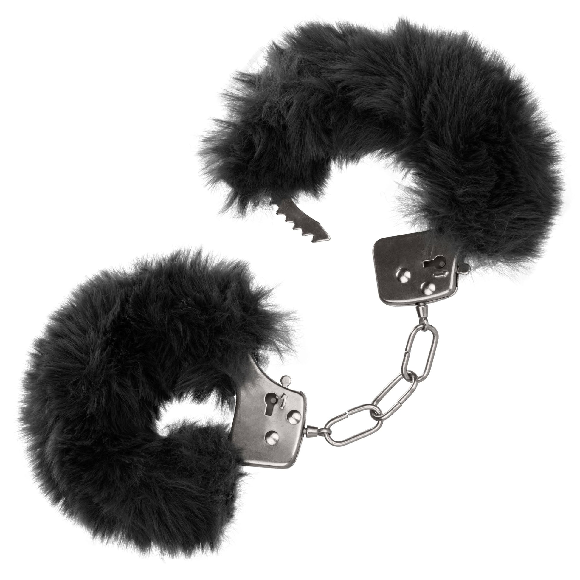 Ultra Fluffy Furry Cuffs - Black | 716770102690 | Available at EroticWarehouse.com