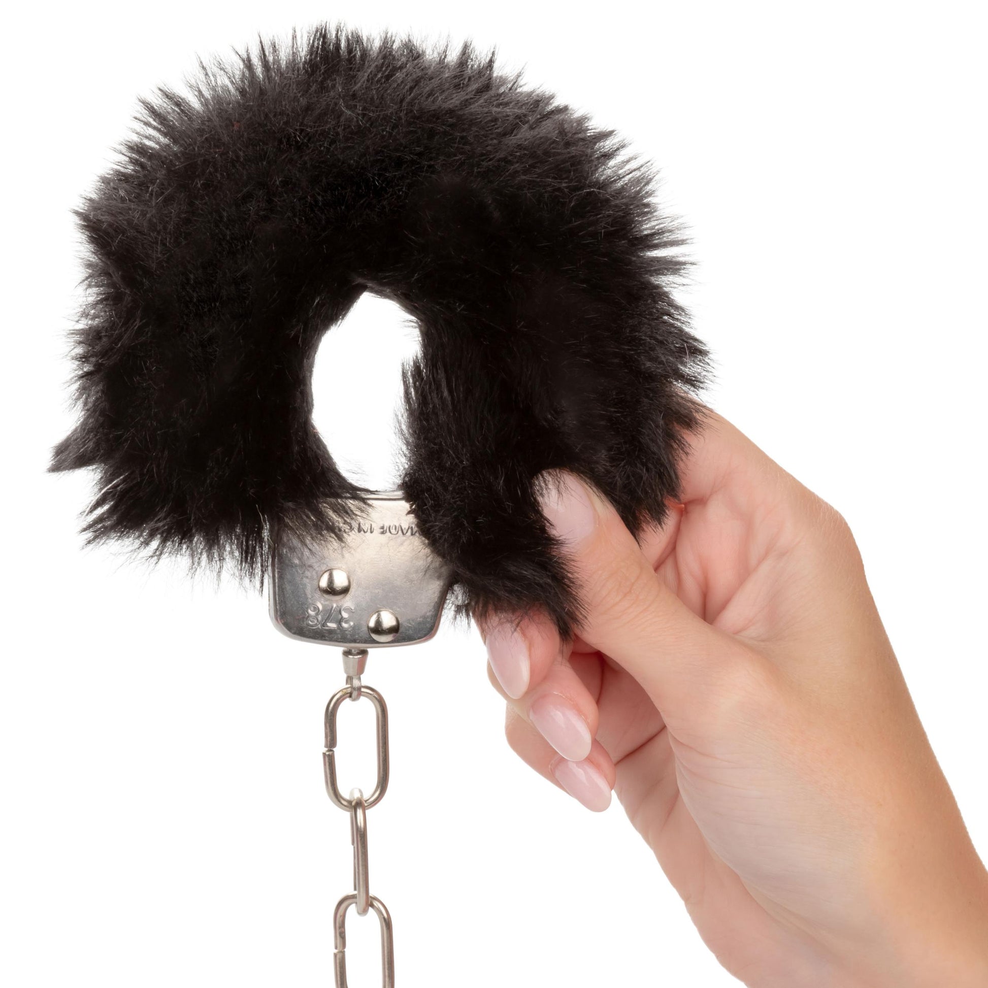 Ultra Fluffy Furry Cuffs - Black | 716770102690 | Available at EroticWarehouse.com