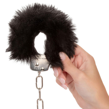 Ultra Fluffy Furry Cuffs - Black | 716770102690 | Available at EroticWarehouse.com