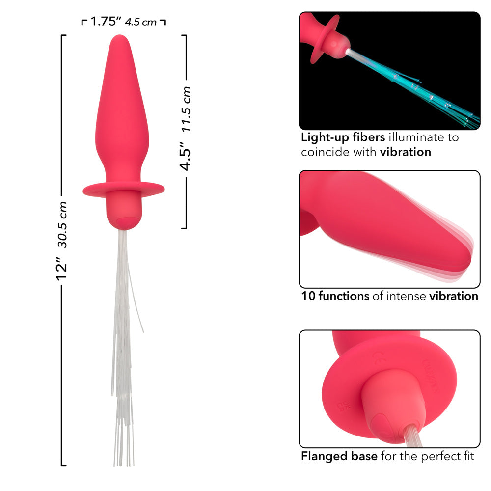Southern Lights - Vibrating Light Up Anal Probe - Pink | 716770109439 | Available at EroticWarehouse.com