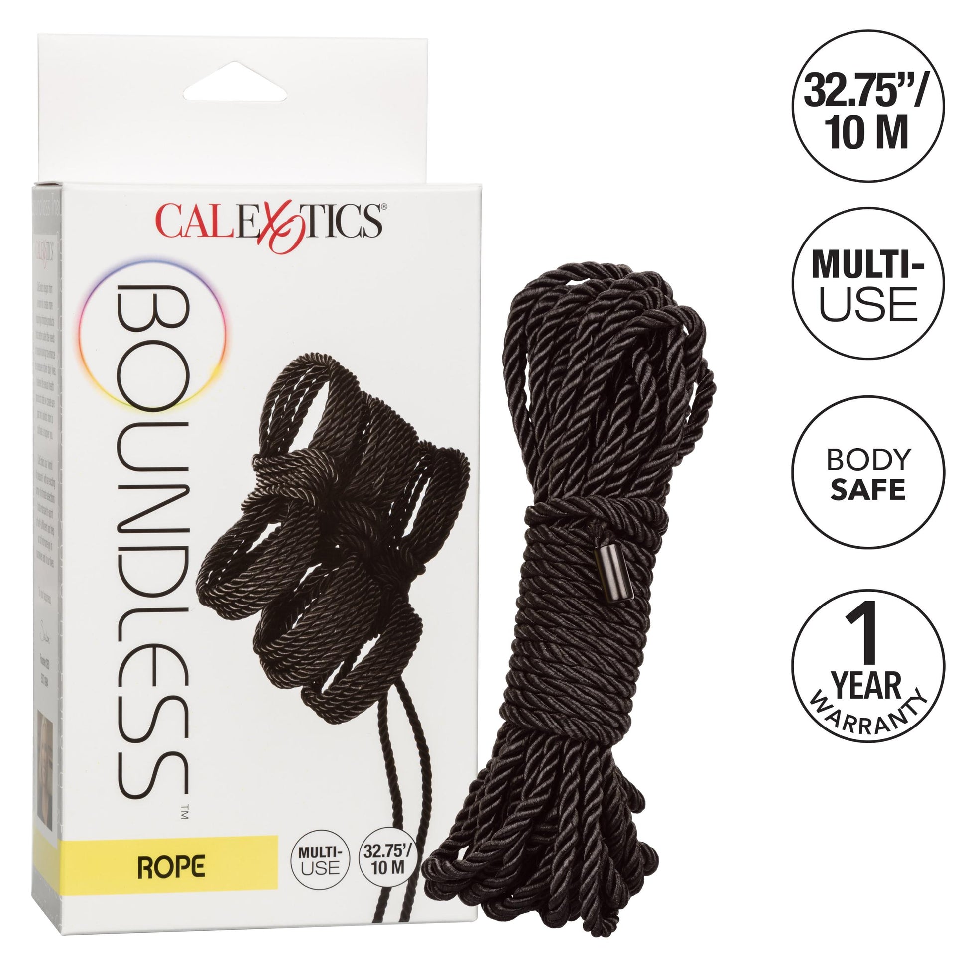Boundless Rope - Black | 716770097118 | Available at EroticWarehouse.com