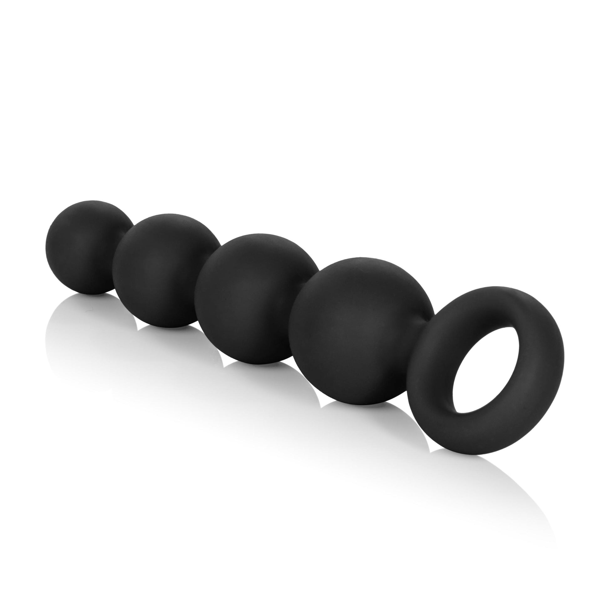 Silicone Booty Beads - Black | 716770079015 | Available at EroticWarehouse.com