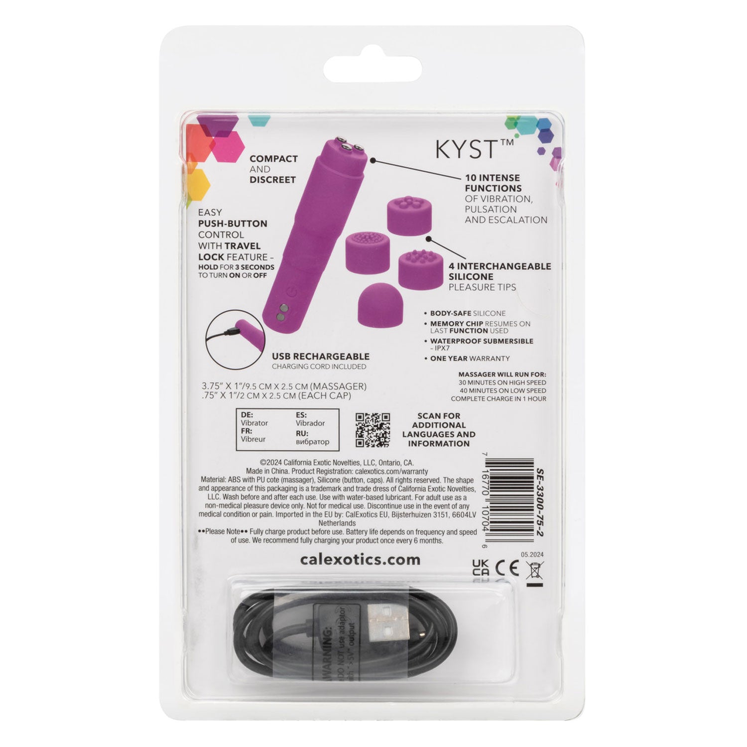 Kyst Mega-Mite - Pink | 716770107046 | Available at EroticWarehouse.com