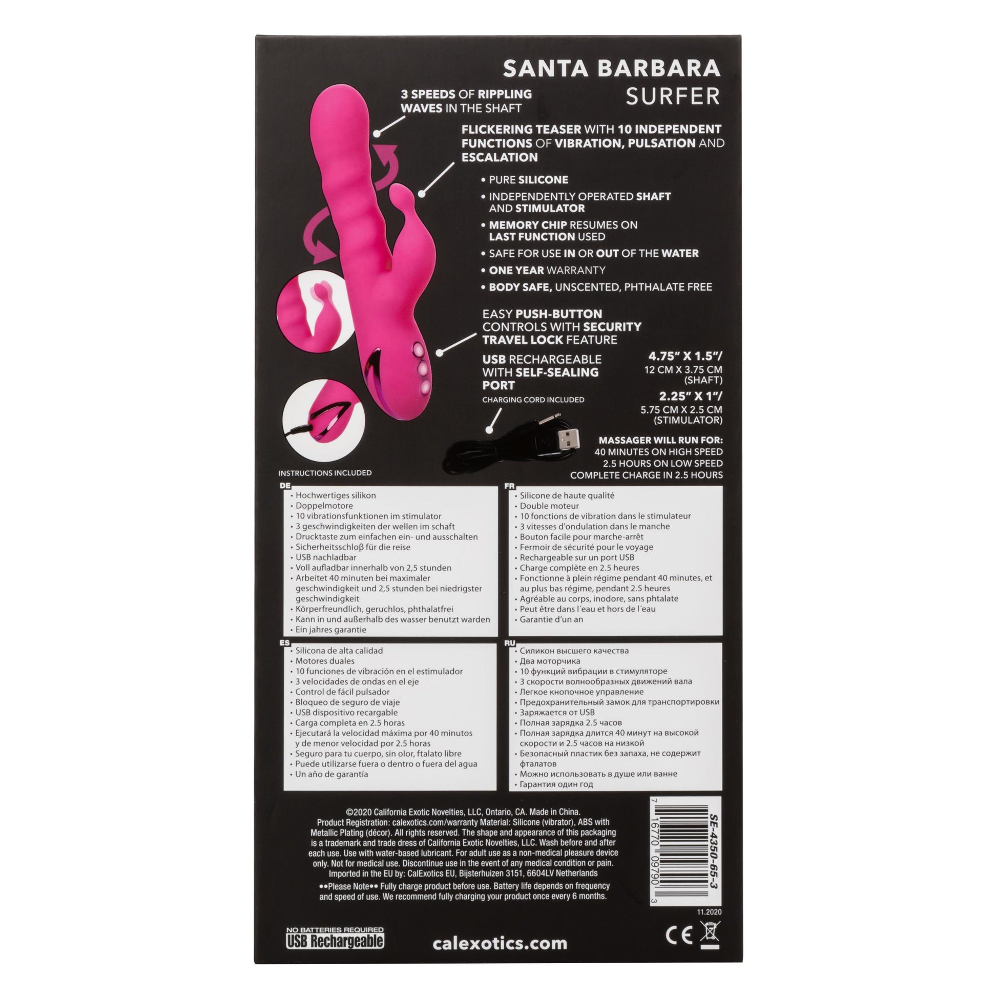 California Dreaming Santa Barbara Surfer | 716770097903 | Available at EroticWarehouse.com