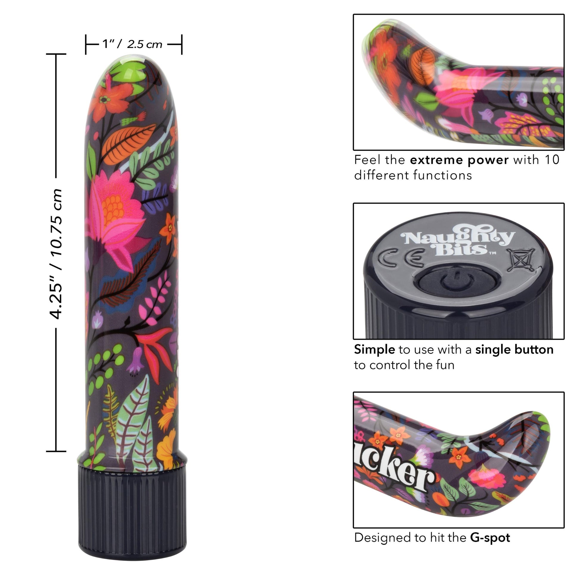 Naughty Bits Lil' Fucker Mini G-Spot Vibrator | 716770096845 | Available at EroticWarehouse.com