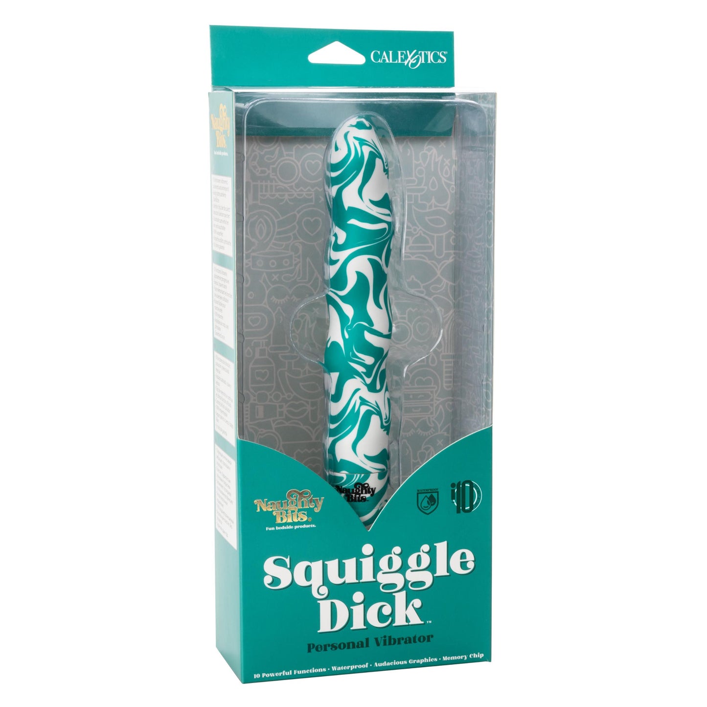 Naughty Bits Squiggle Dick Personal Vibrator | 716770096876 | Available at EroticWarehouse.com