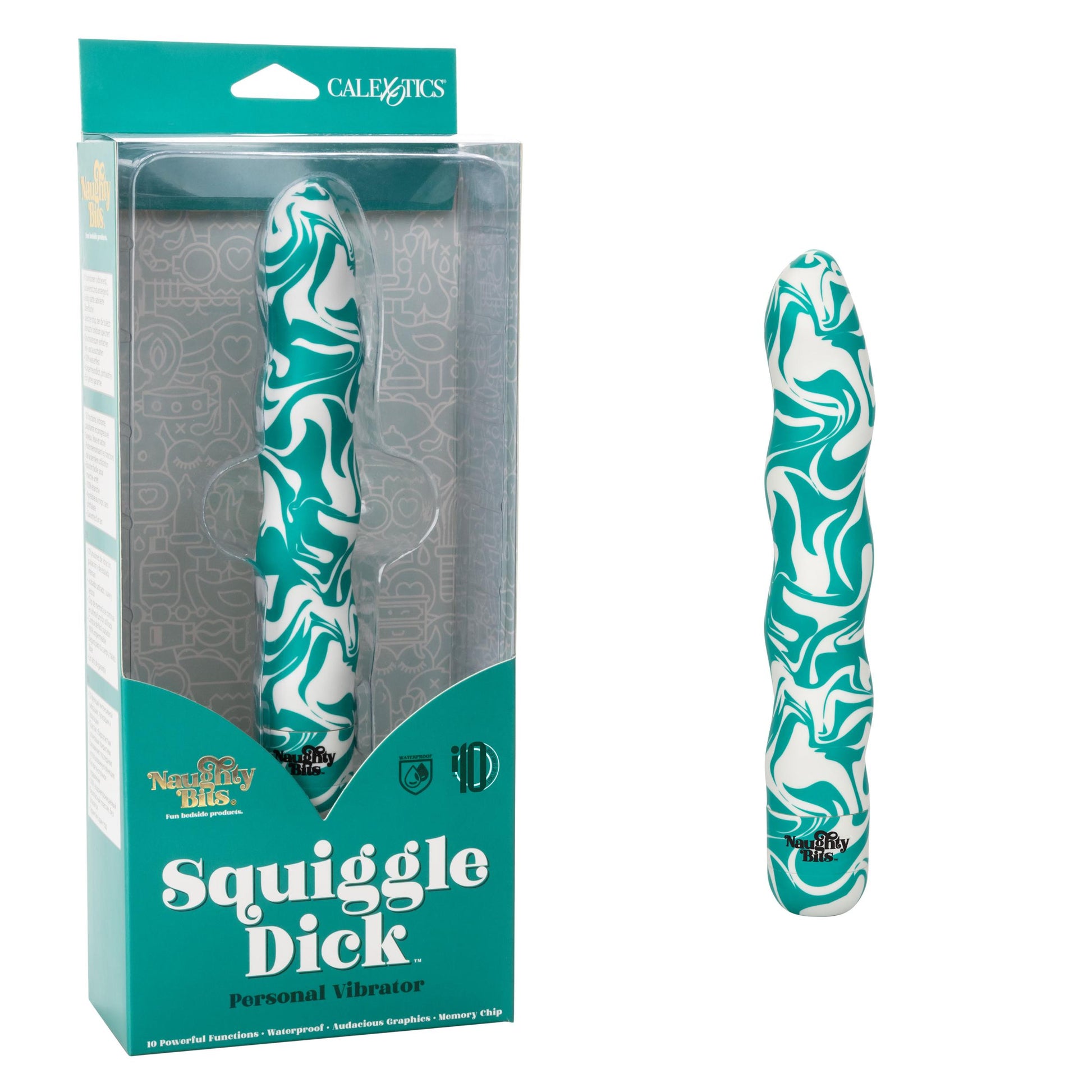 Naughty Bits Squiggle Dick Personal Vibrator | 716770096876 | Available at EroticWarehouse.com