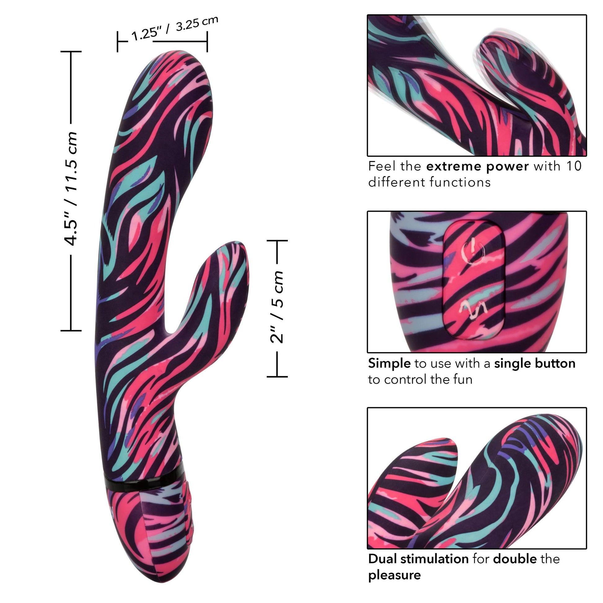 Naughty Bits Menage a Moi Dual Wand | 716770096883 | Available at EroticWarehouse.com
