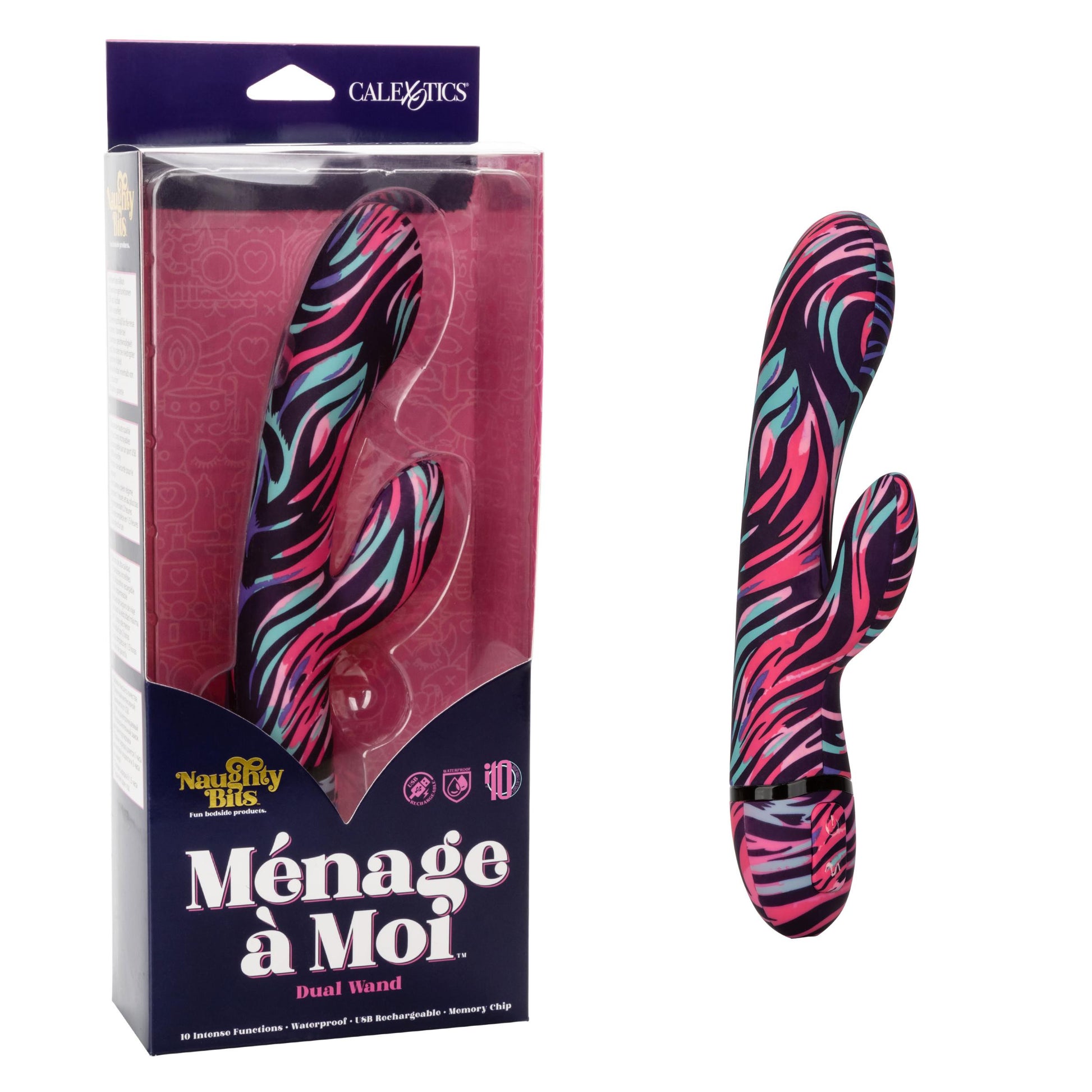 Naughty Bits Menage a Moi Dual Wand | 716770096883 | Available at EroticWarehouse.com