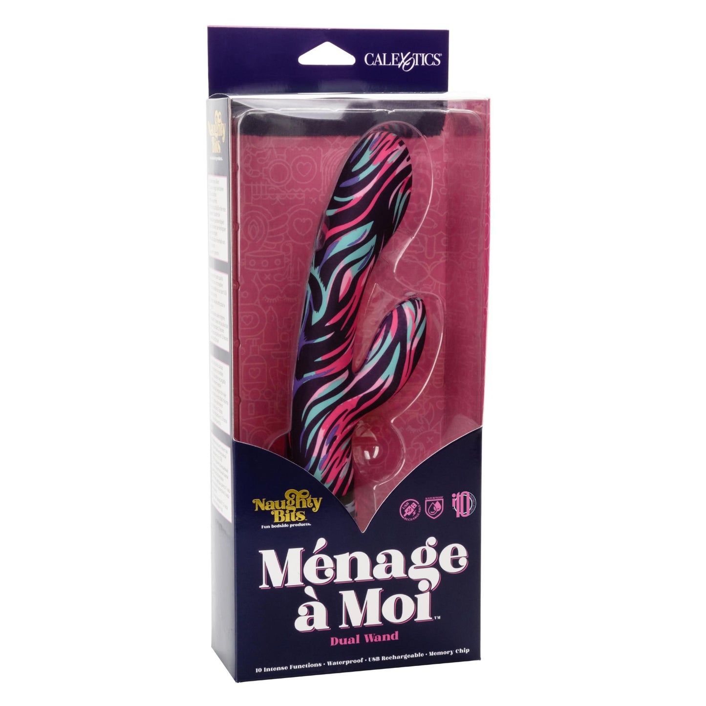 Naughty Bits Menage a Moi Dual Wand | 716770096883 | Available at EroticWarehouse.com