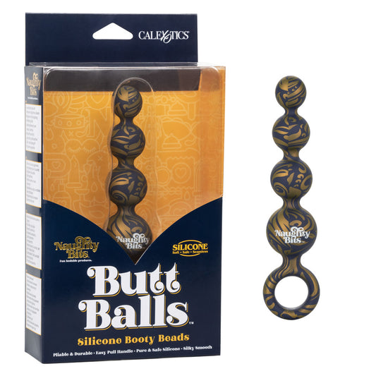Naughty Bits Butt Balls Silicone Booty Beads | 716770094391 | Available at EroticWarehouse.com