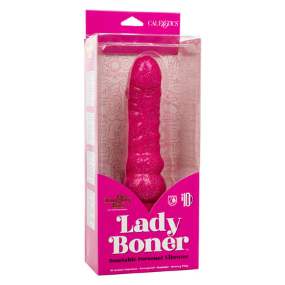 Naughty Bits Lady Boner Bendable Personal Vibrator | 716770096890 | Available at EroticWarehouse.com