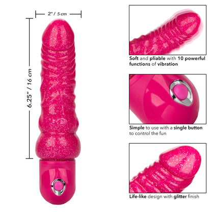 Naughty Bits Lady Boner Bendable Personal Vibrator | 716770096890 | Available at EroticWarehouse.com