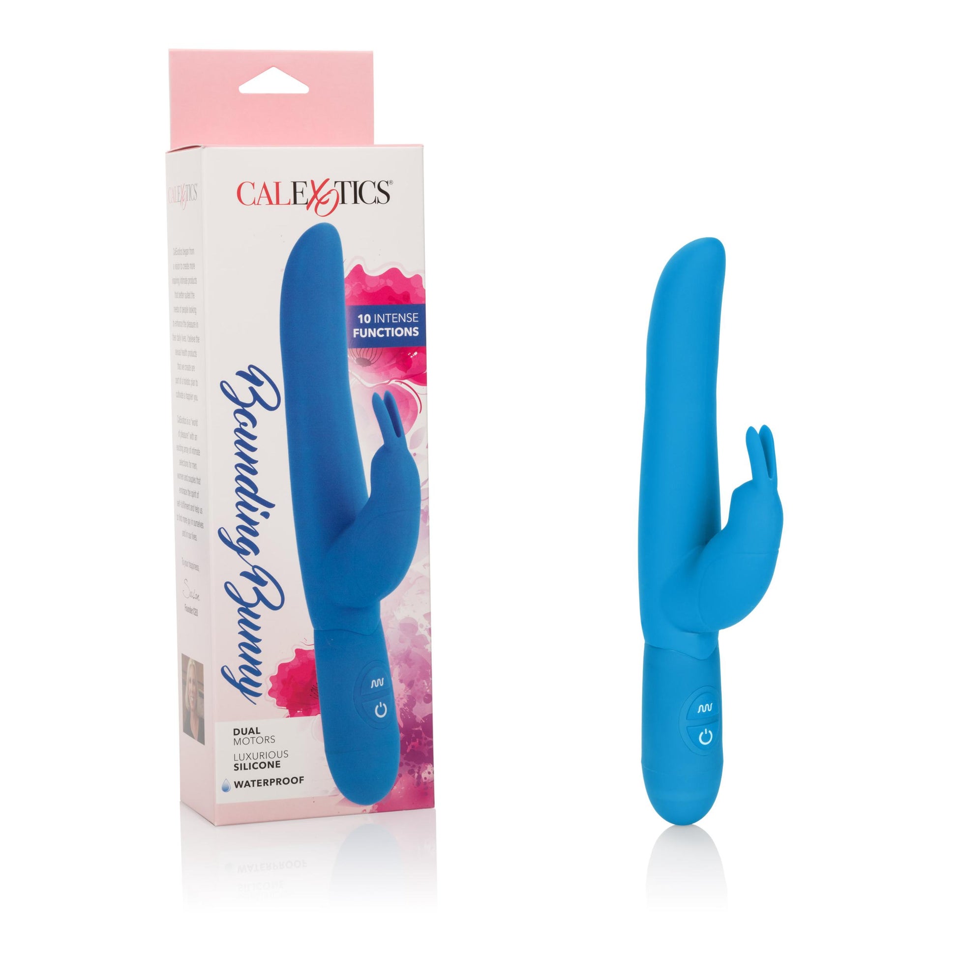 Posh 10-Function Silicone Bounding Bunny - Blue | 716770074287 | Available at EroticWarehouse.com
