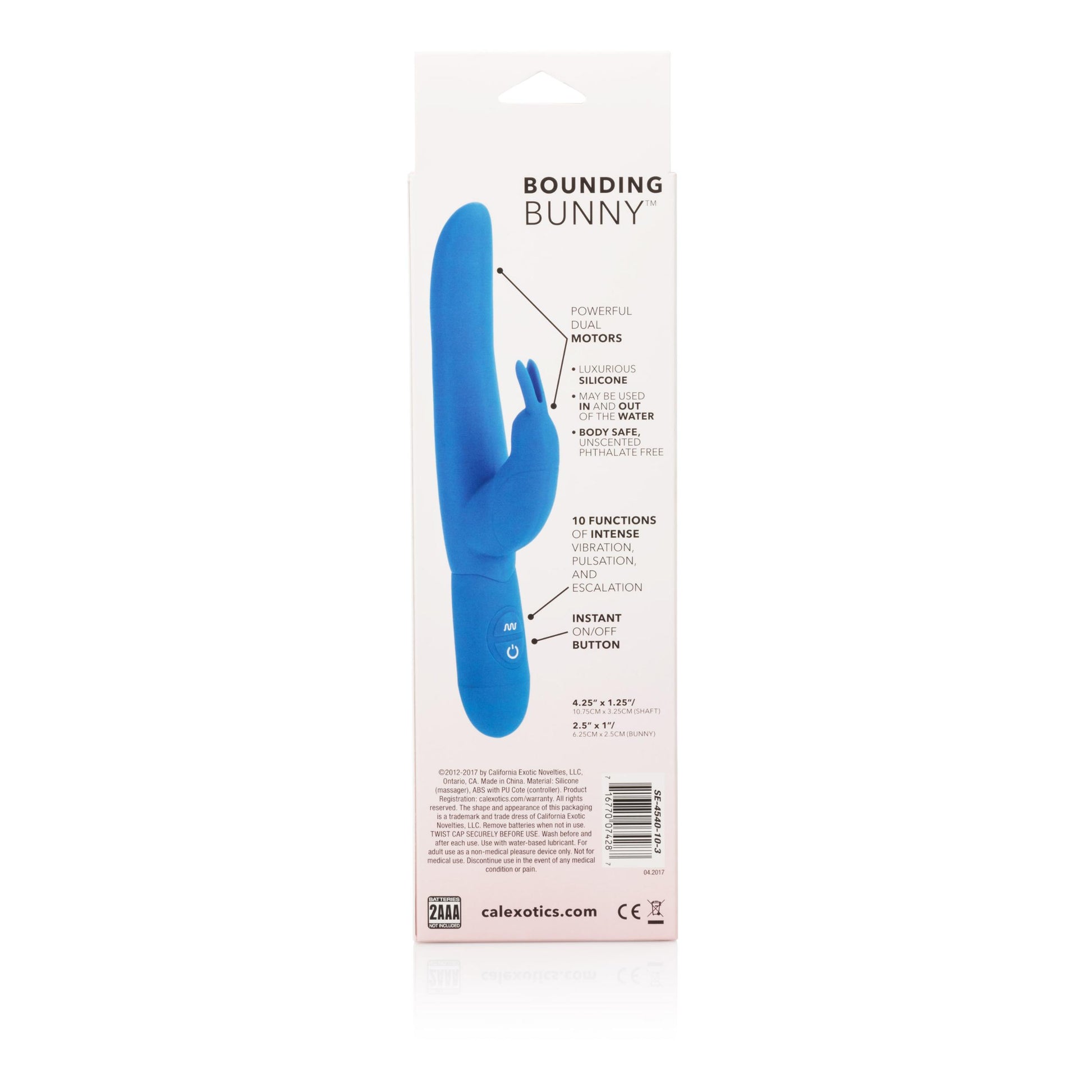 Posh 10-Function Silicone Bounding Bunny - Blue | 716770074287 | Available at EroticWarehouse.com