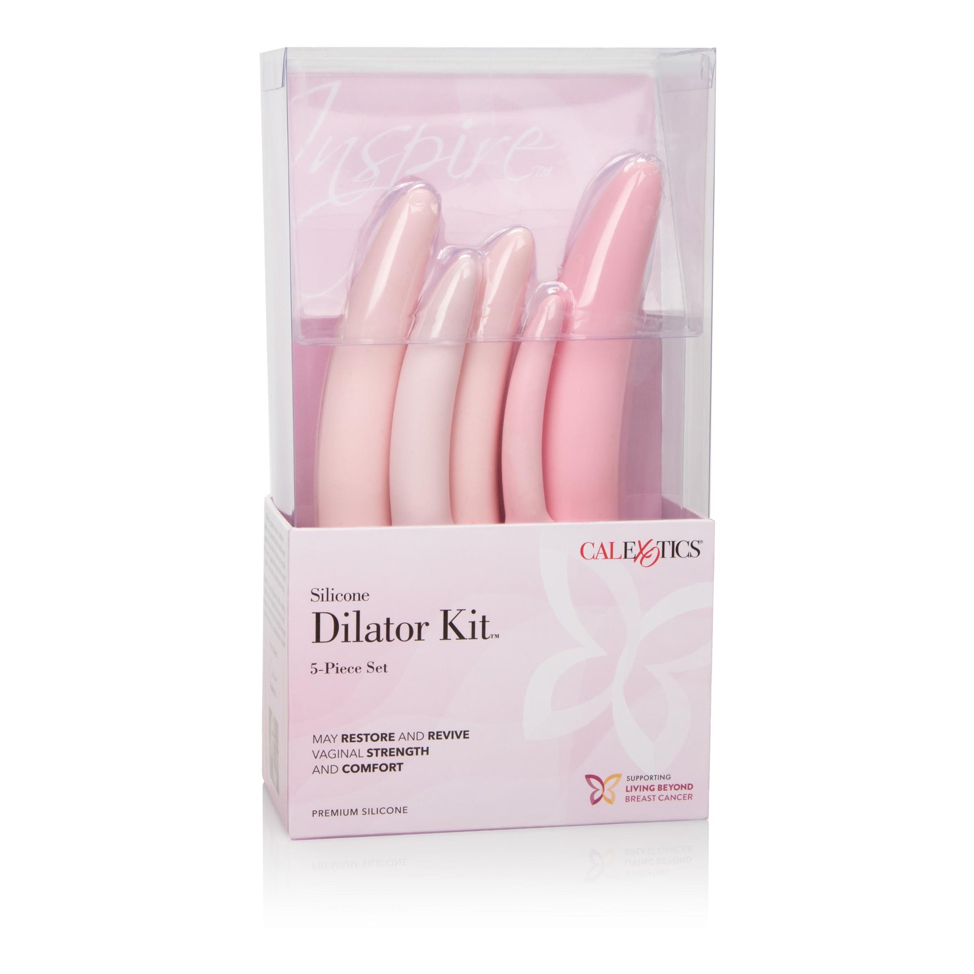 Inspire Silicone Dilator Kit - 5 Piece Set | 716770086594 | Available at EroticWarehouse.com