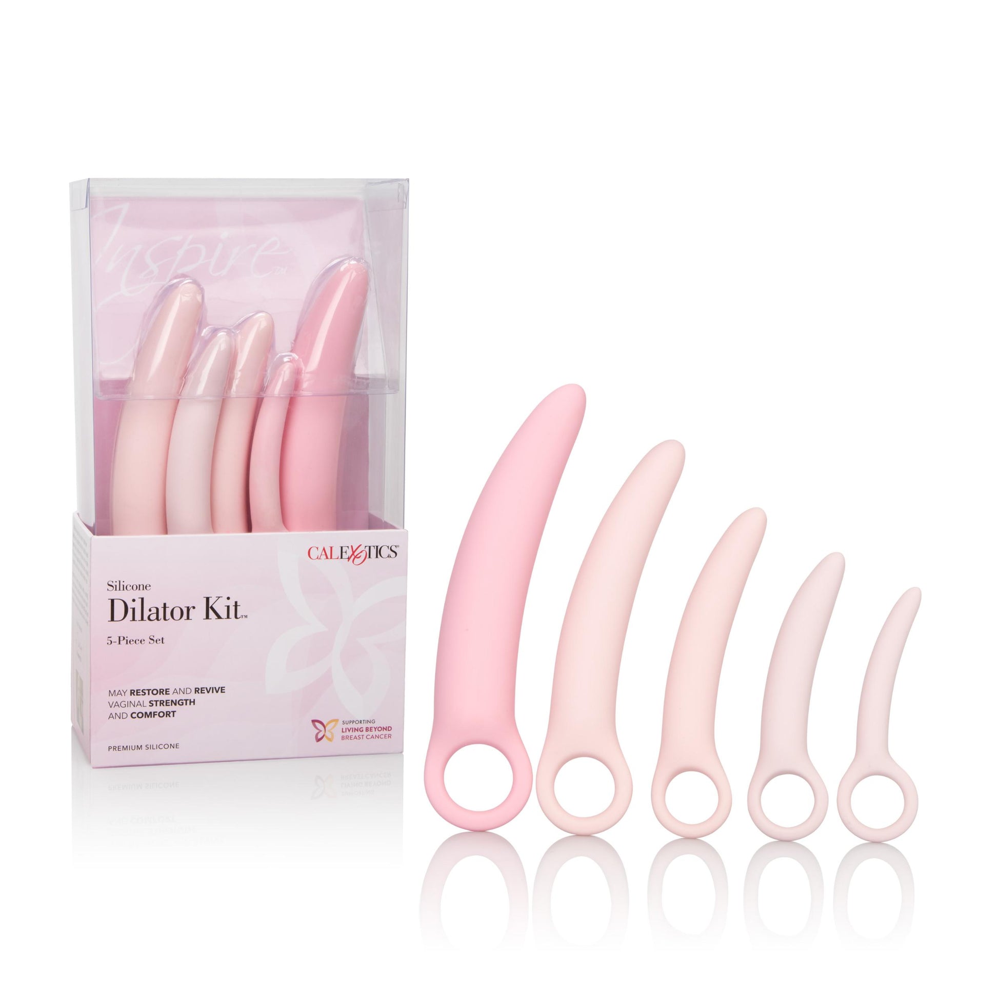 Inspire Silicone Dilator Kit - 5 Piece Set | 716770086594 | Available at EroticWarehouse.com