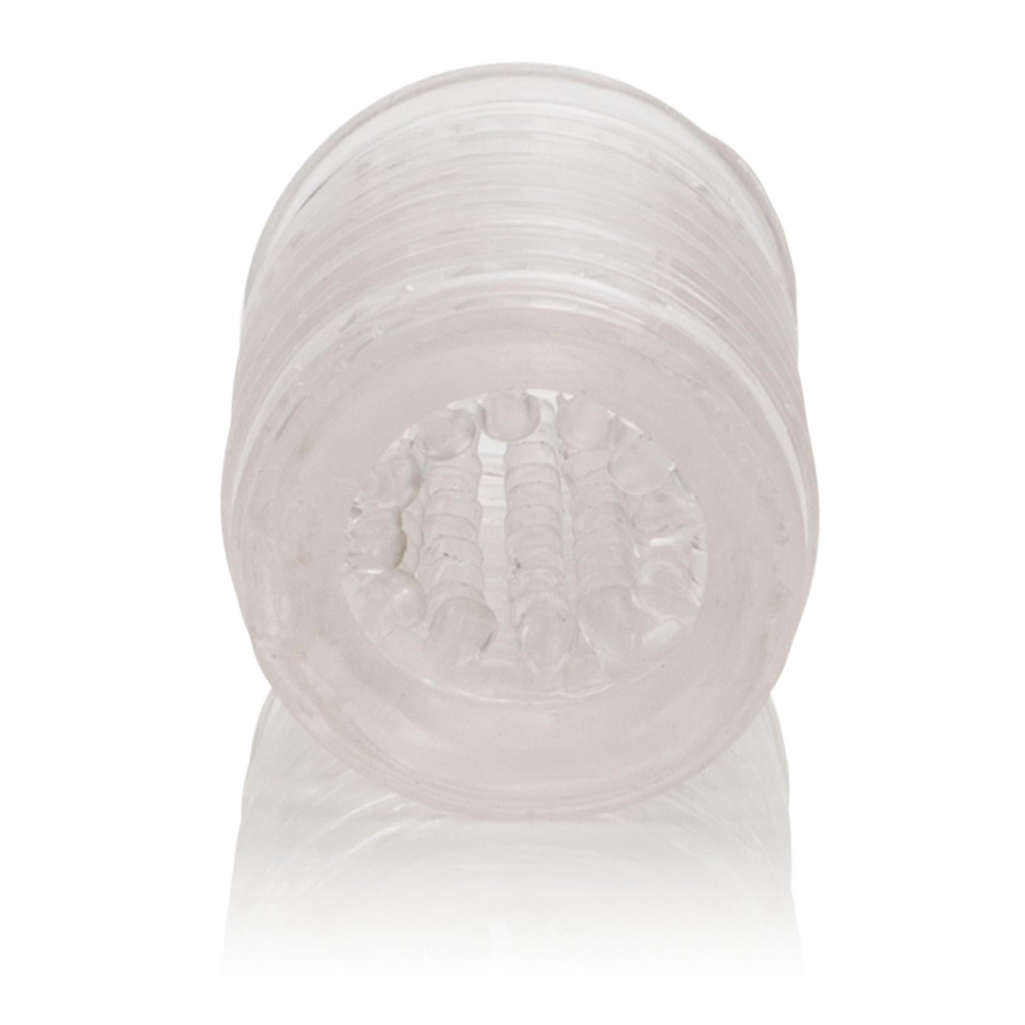 Dr. Joel Kaplan - Reversible Masturbator - Clear | 716770064851 | Available at EroticWarehouse.com