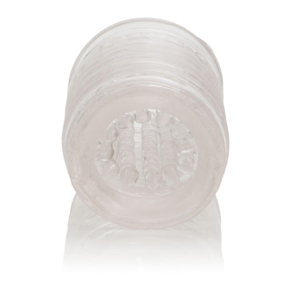 Dr. Joel Kaplan - Reversible Masturbator - Clear | 716770064851 | Available at EroticWarehouse.com