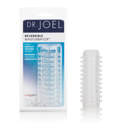 Dr. Joel Kaplan - Reversible Masturbator - Clear | 716770064851 | Available at EroticWarehouse.com