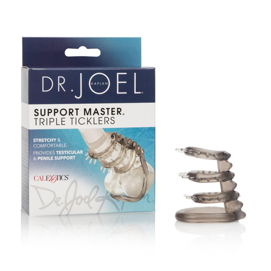 Dr. Joel Kaplan Support Master Triple Ticklers - Smoke | 716770065001 | Available at EroticWarehouse.com
