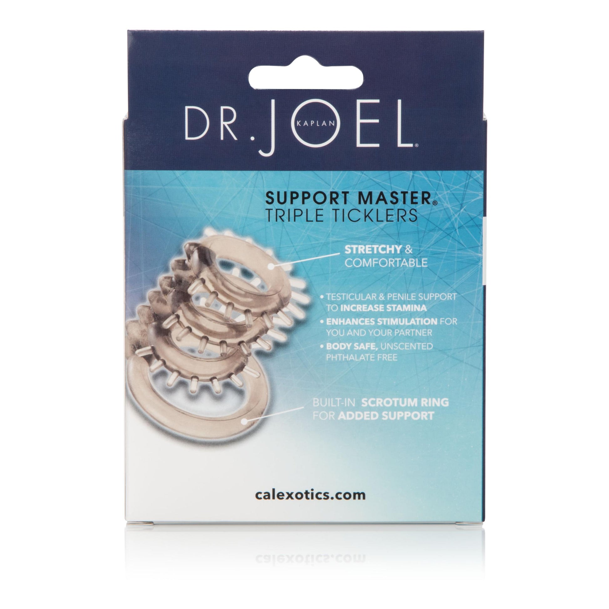 Dr. Joel Kaplan Support Master Triple Ticklers - Smoke | 716770065001 | Available at EroticWarehouse.com