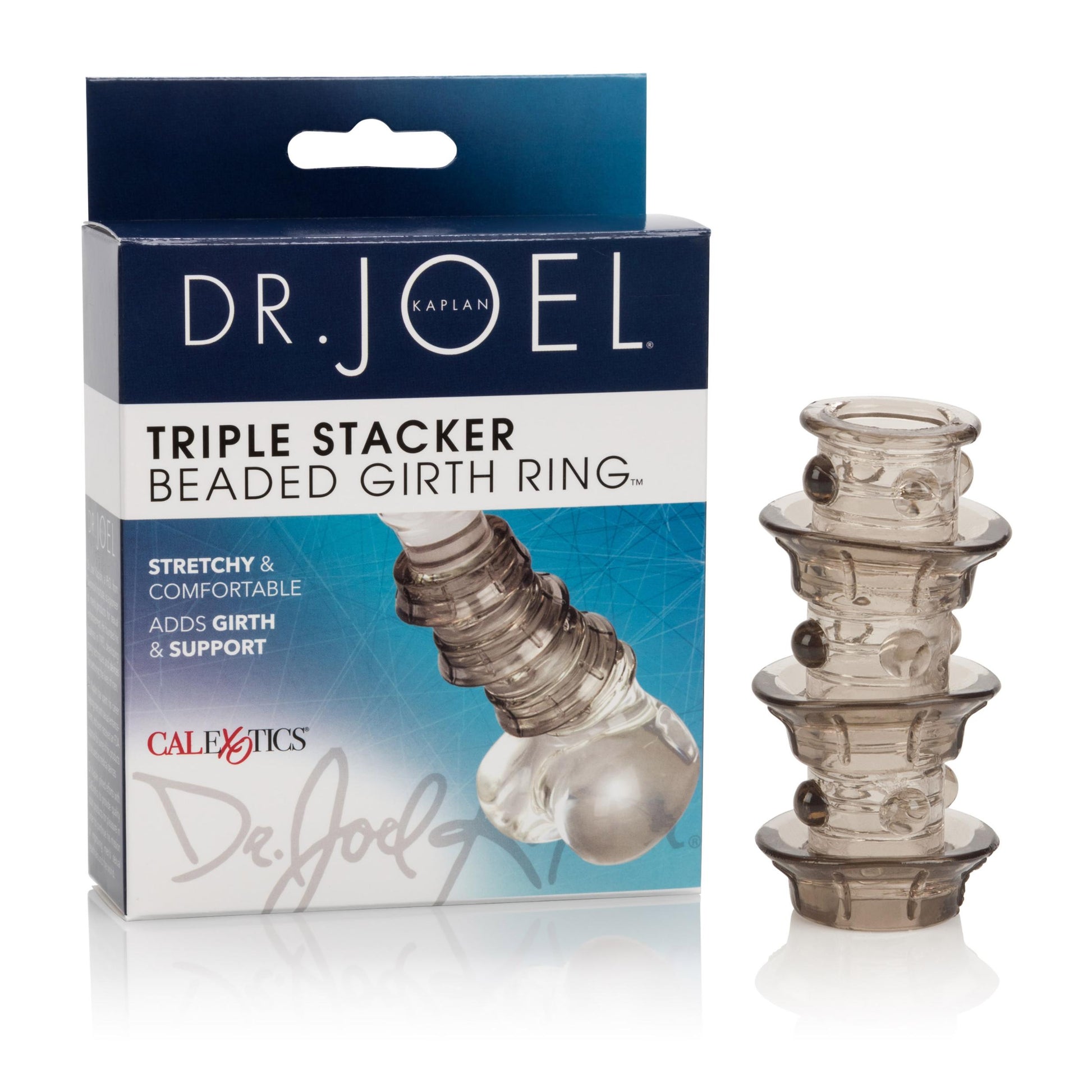 Dr. Joel Kaplan Beaded Girth Ring Triple Stacker | 716770066503 | Available at EroticWarehouse.com
