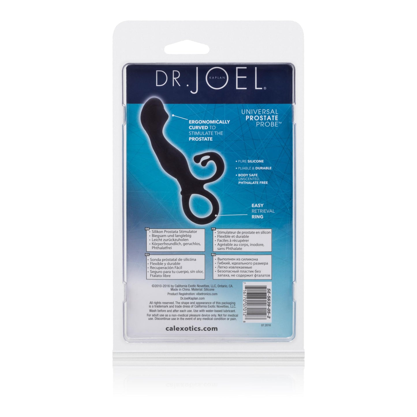 Dr. Joel Kaplan Universal Prostate Probe - Black | 716770070128 | Available at EroticWarehouse.com