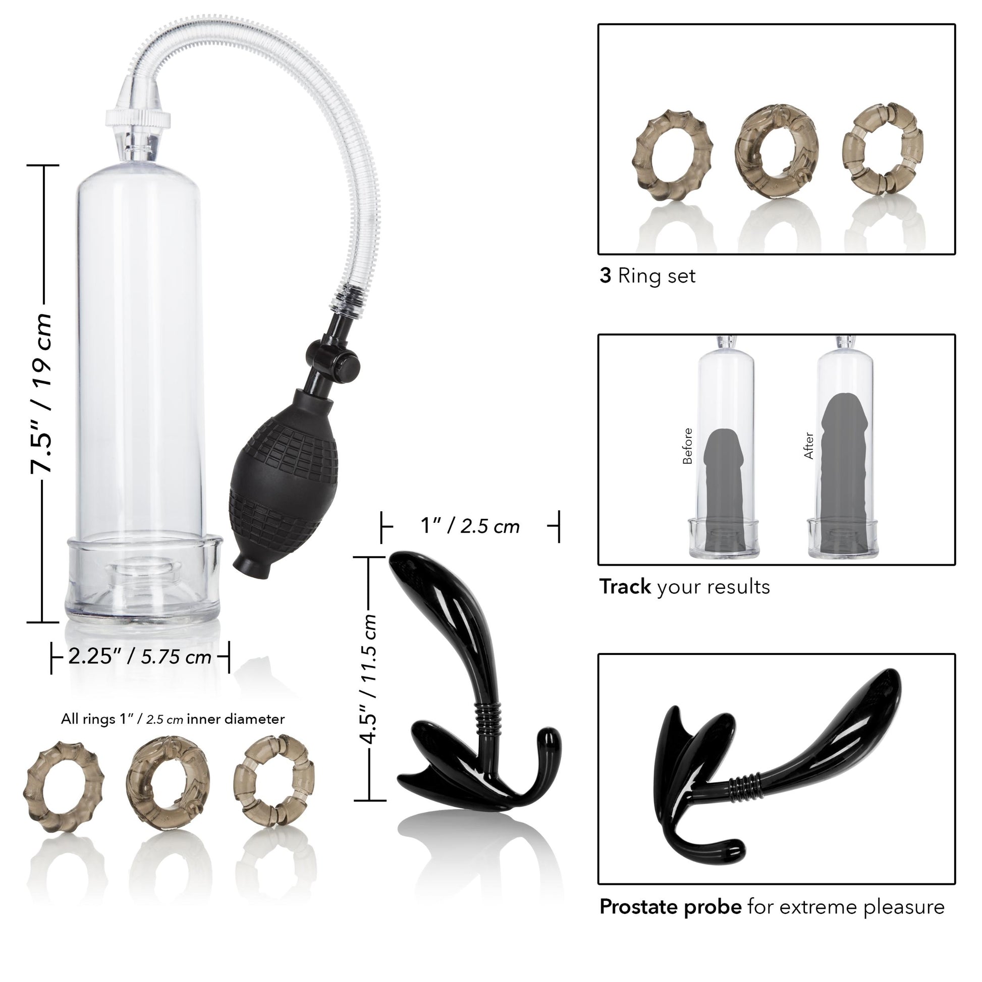 Dr. Joel Kaplan Essential Pump Kit | 716770091024 | Available at EroticWarehouse.com