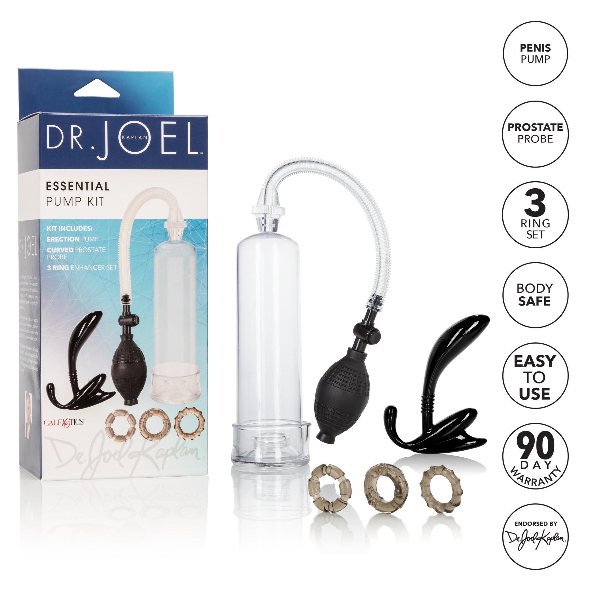 Dr. Joel Kaplan Essential Pump Kit | 716770091024 | Available at EroticWarehouse.com