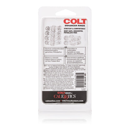 Colt Enhancer Rings - Clear | 716770040152 | Available at EroticWarehouse.com
