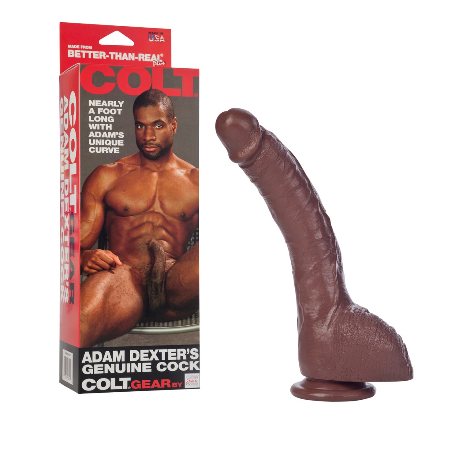 Colt Adam Dexter's Genuine Cock - Brown | 716770034199 | Available at EroticWarehouse.com