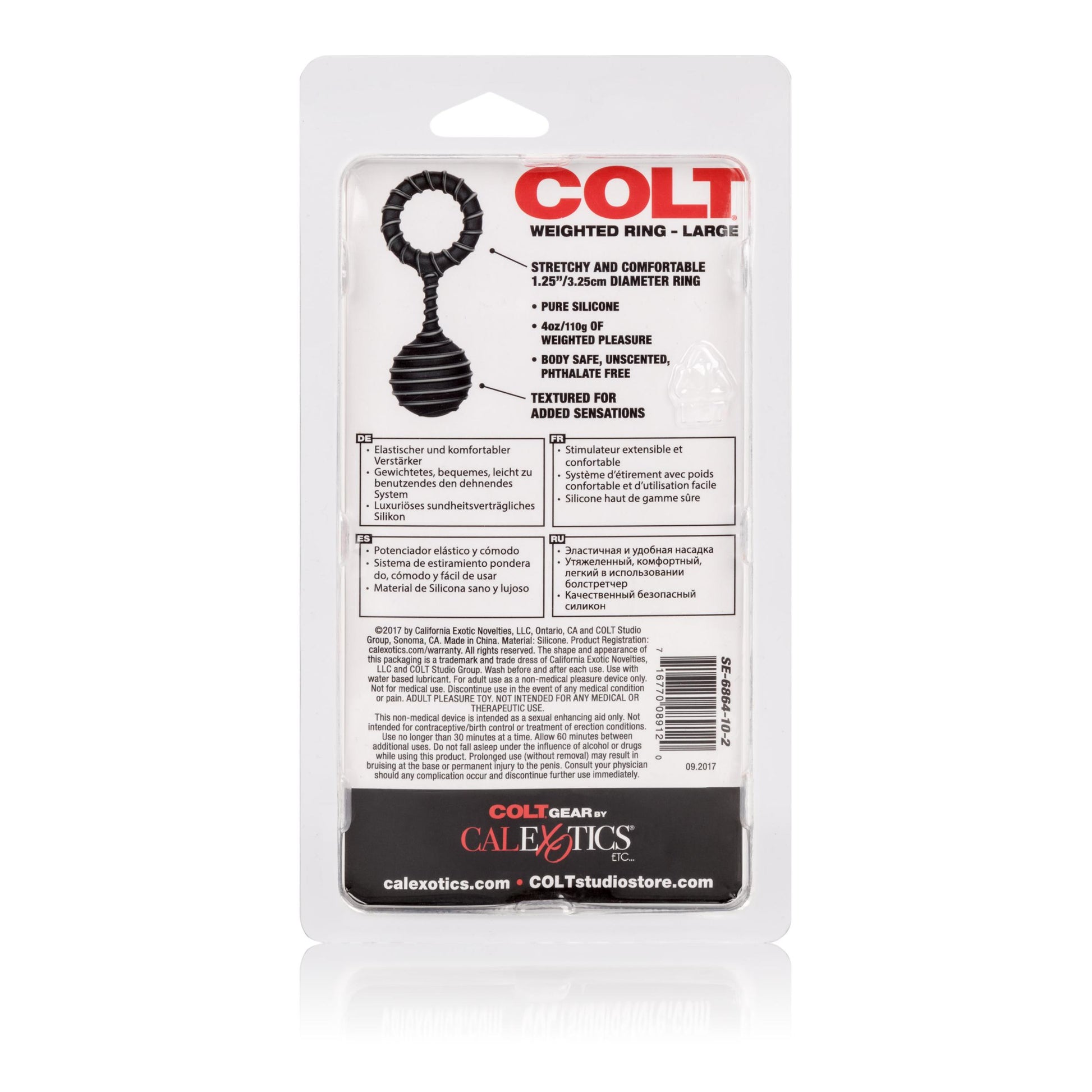Colt Weighted Ring Large | 716770089120 | Available at EroticWarehouse.com
