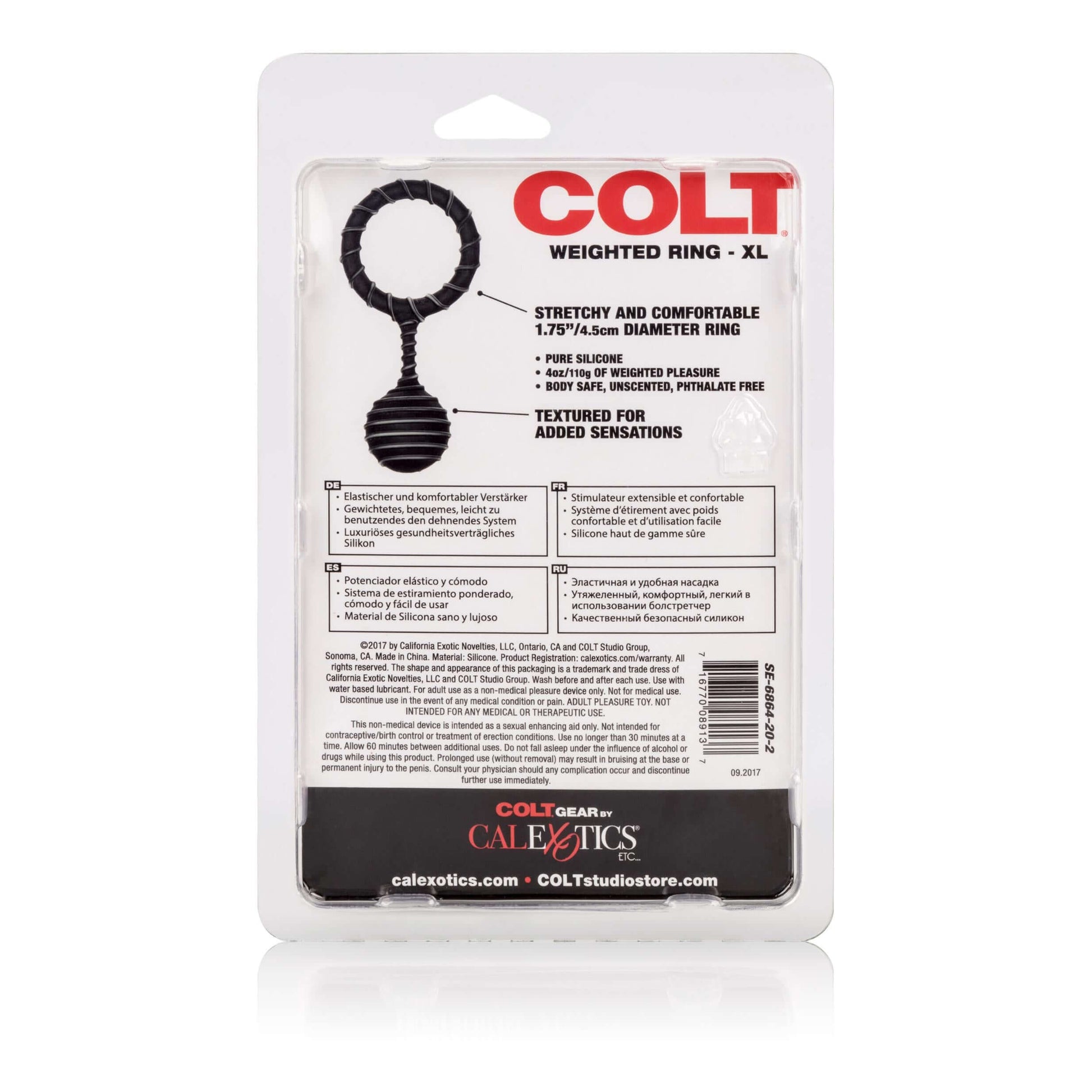 Colt Weighted Ring Xl | 716770089137 | Available at EroticWarehouse.com