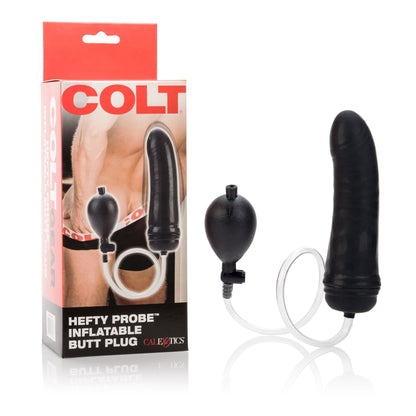 Colt Hefty Probe Inflatable Butt Plug - Black | 716770065438 | Available at EroticWarehouse.com
