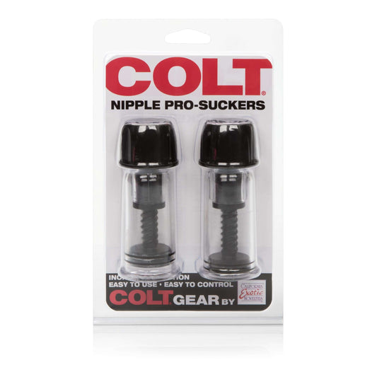 Colt Nipple Pro-Suckers - Black | 716770086785 | Available at EroticWarehouse.com