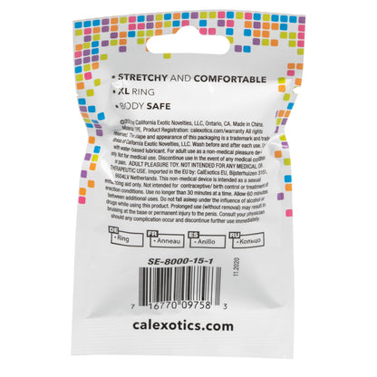 Foil Pack X-Large Ring - Clear | 716770097583 | Available at EroticWarehouse.com