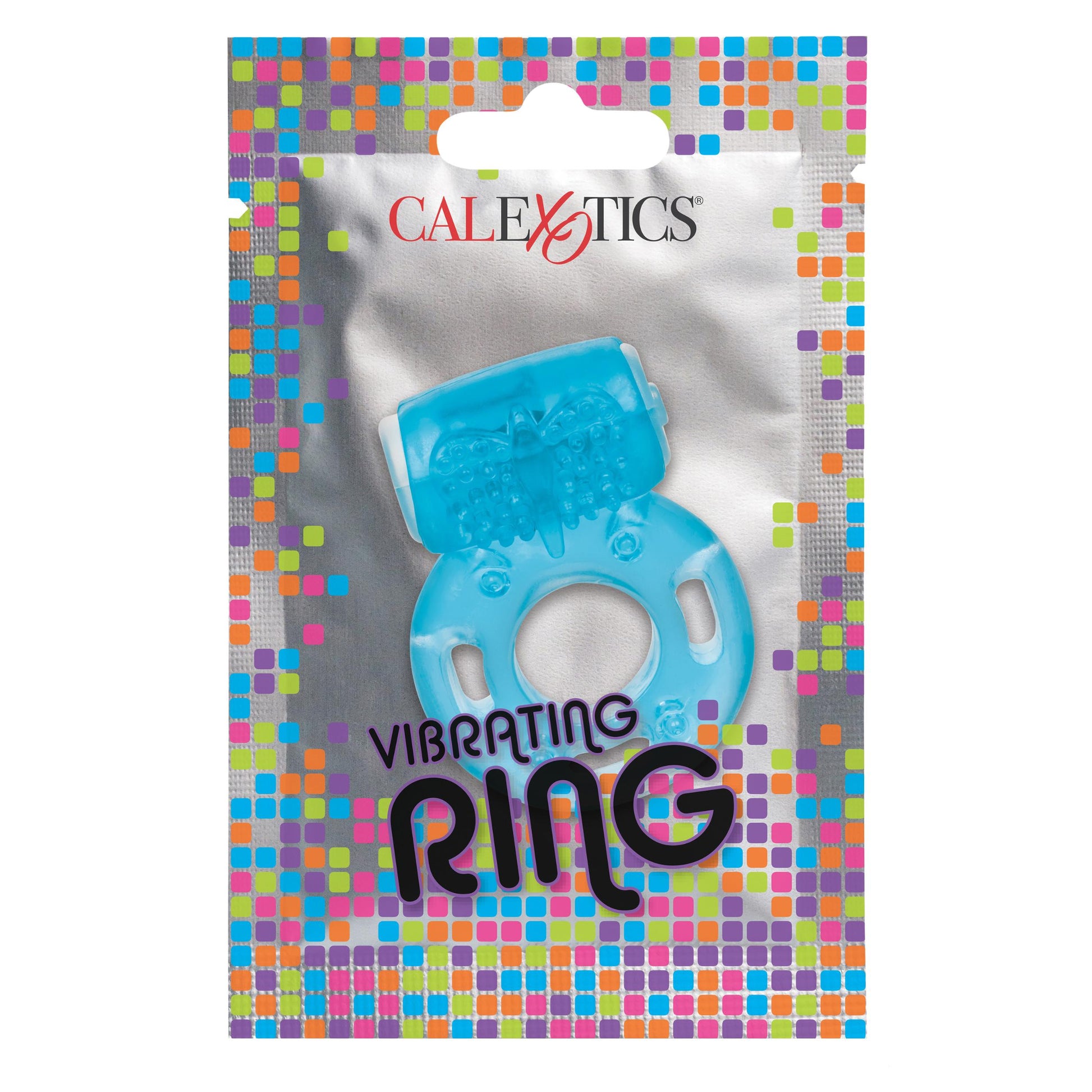 Foil Pack Vibrating Ring - Blue | 716770097705 | Available at EroticWarehouse.com