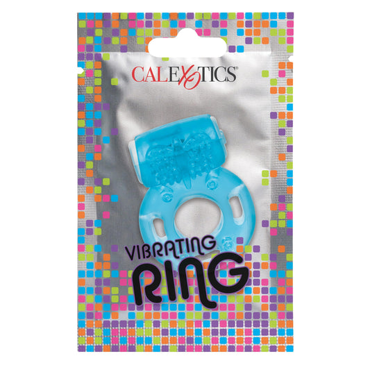 Foil Pack Vibrating Ring - Blue | 716770097705 | Available at EroticWarehouse.com