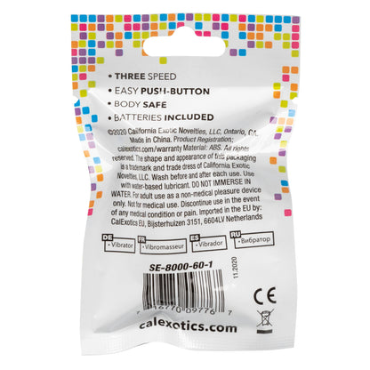 Foil Pack 3-Speed Bullet - Purple | 716770097767 | Available at EroticWarehouse.com