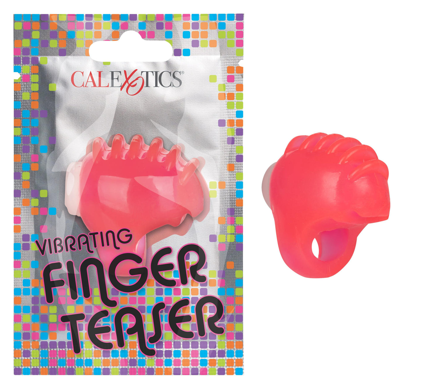 Foil Pack Vibrating Finger Teaser - Pink | 716770099426 | Available at EroticWarehouse.com
