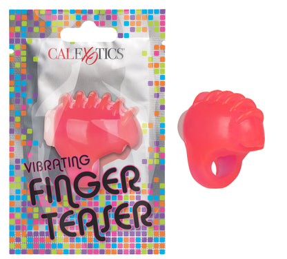 Foil Pack Vibrating Finger Teaser - Pink | 716770099426 | Available at EroticWarehouse.com