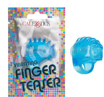 Foil Pack Vibrating Finger Teaser - Blue | 716770099440 | Available at EroticWarehouse.com