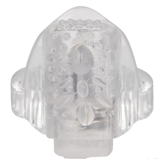Foil Pack Vibrating Tongue Teaser - Clear | 716770099457 | Available at EroticWarehouse.com
