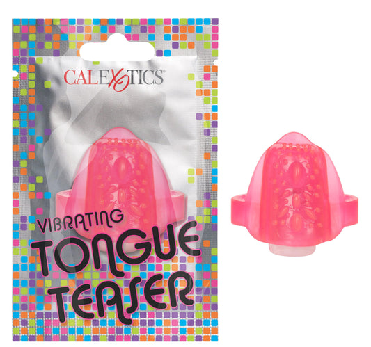 Foil Pack Vibrating Tongue Teaser - Pink | 716770099464 | Available at EroticWarehouse.com
