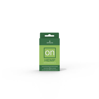 On Hemp Infused Arousal Oil -Medium Box - 0.17 Fl. Oz. | 855559003381 | Available at EroticWarehouse.com