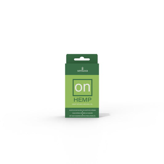 On Hemp Infused Arousal Oil -Medium Box - 0.17 Fl. Oz. | 855559003381 | Available at EroticWarehouse.com