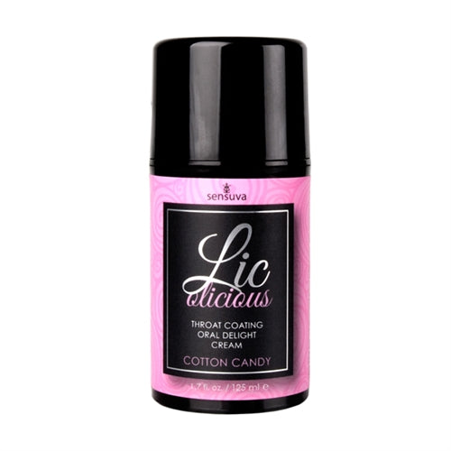 Lic-O-Licious Oral Delight Cream - Cotton Candy - 1.7 Fl. Oz. | 855559007266 | Available at EroticWarehouse.com