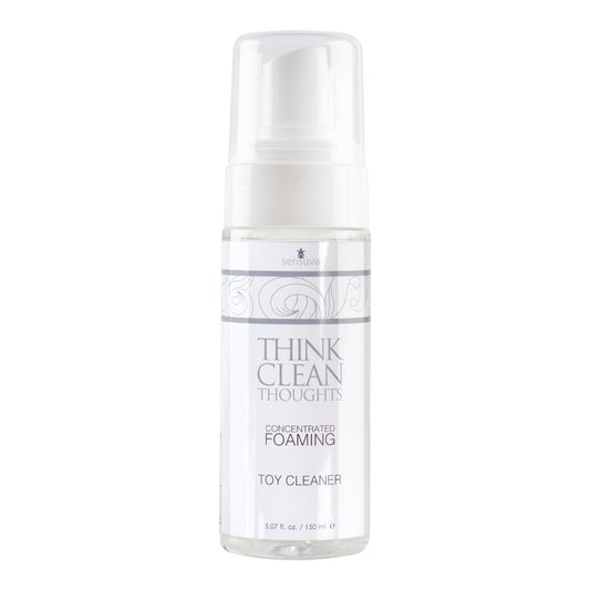 Think Clean Thoughts Foaming Toy Cleaner - 5.07 Fl. Oz. | 855559007396 | Available at EroticWarehouse.com